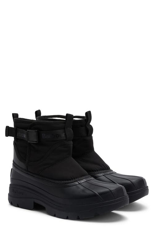 Barbour Braybourn Welly Insulated Duck Snow Boot In Black