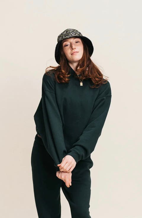 Women's Organic Cotton Teddy Oversized Hoodie