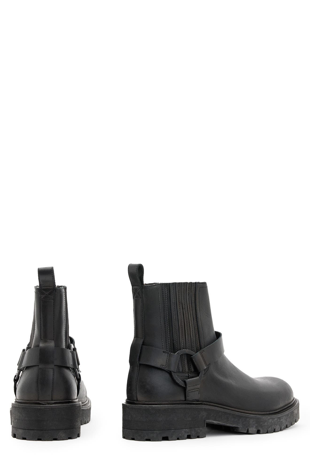 AllSaints Hank Lug Sole Biker Boot, Alternate, color, 