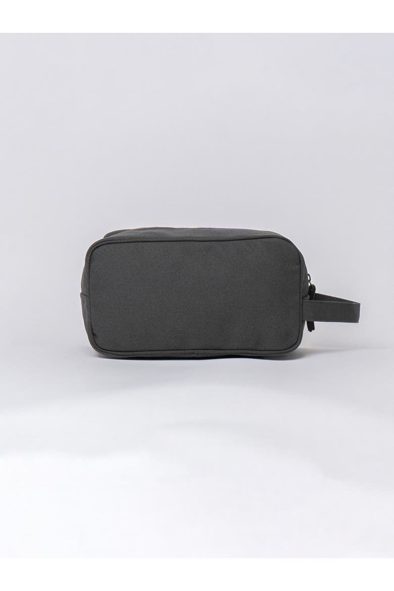 Organic Cotton Toiletry Bag, Alternate, color, Charcoal Grey