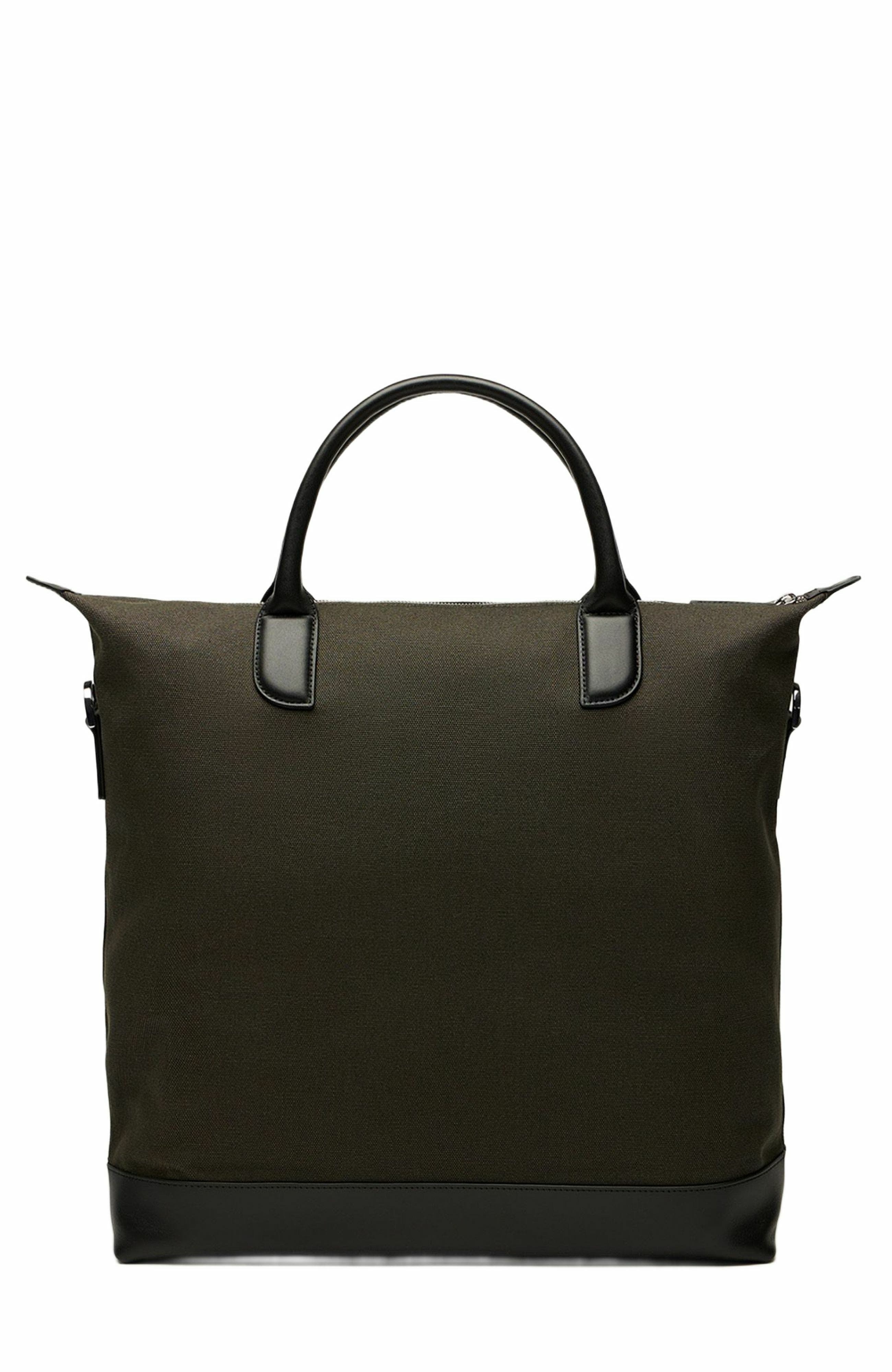 Want Les Essentiels O'Hare Organic Cotton Canvas Tote, Alternate, color, Green