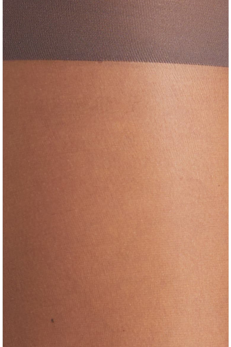 Everyday Control Top Sheer Tights, Alternate, color, BROWN ESPRESSO