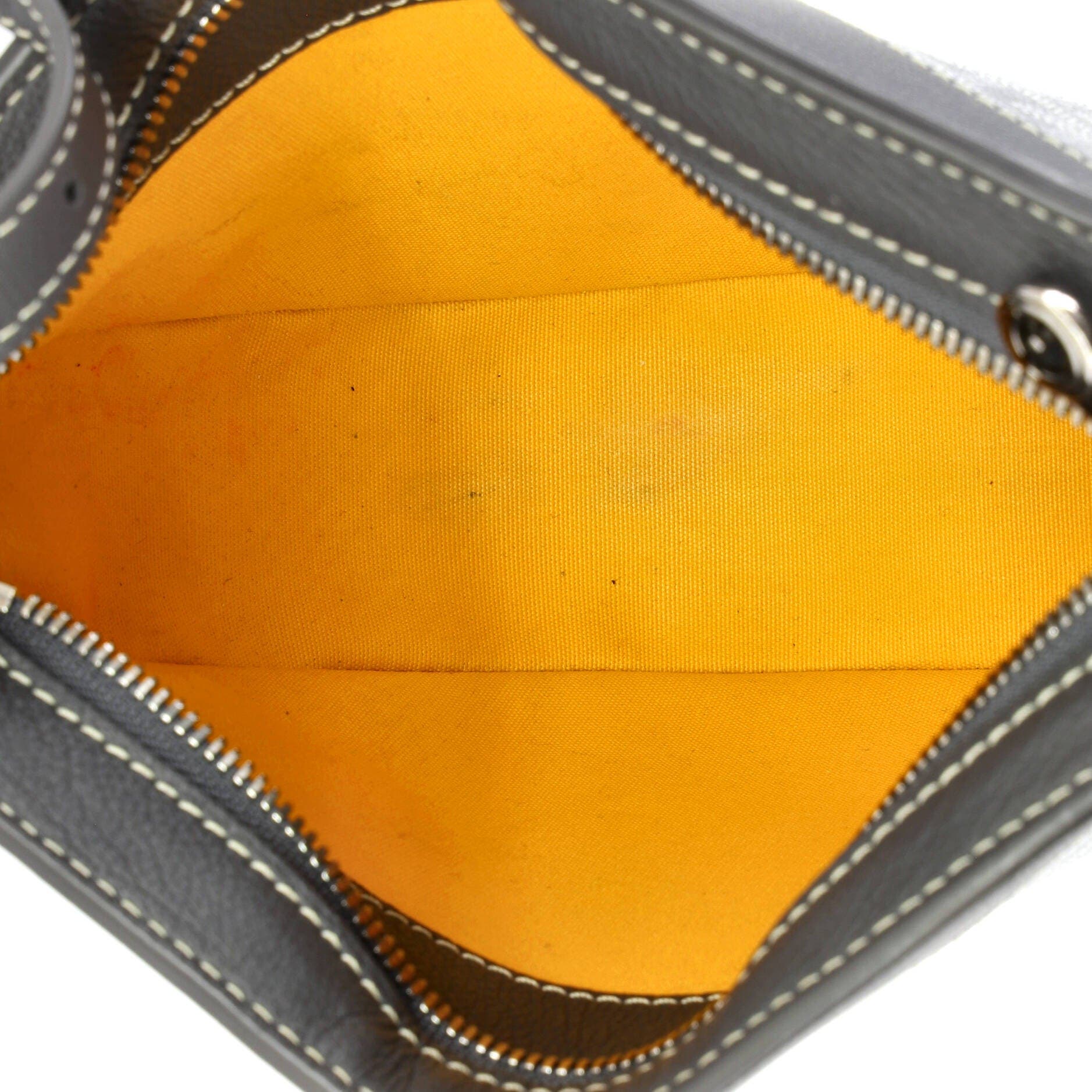 Pre-Owned Goyard Hirondelle Shoulder Bag Coated Canvas and Leather, Alternate, color, Gray
