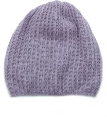 Portolano Rib Knit Cashmere Beanie | Nordstromrack display picture 1