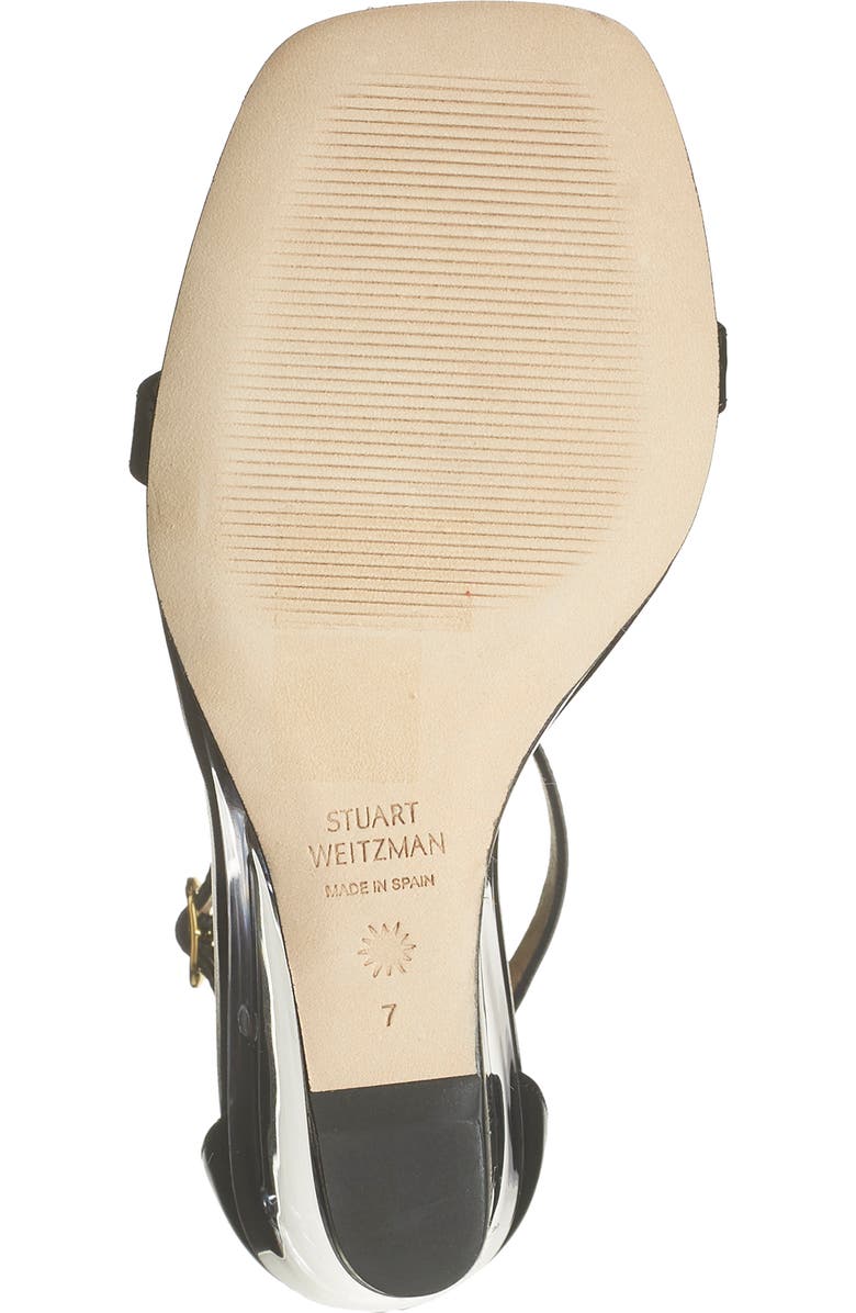 Stuart Weitzman Lucite Wedge Sandal, Alternate, color,