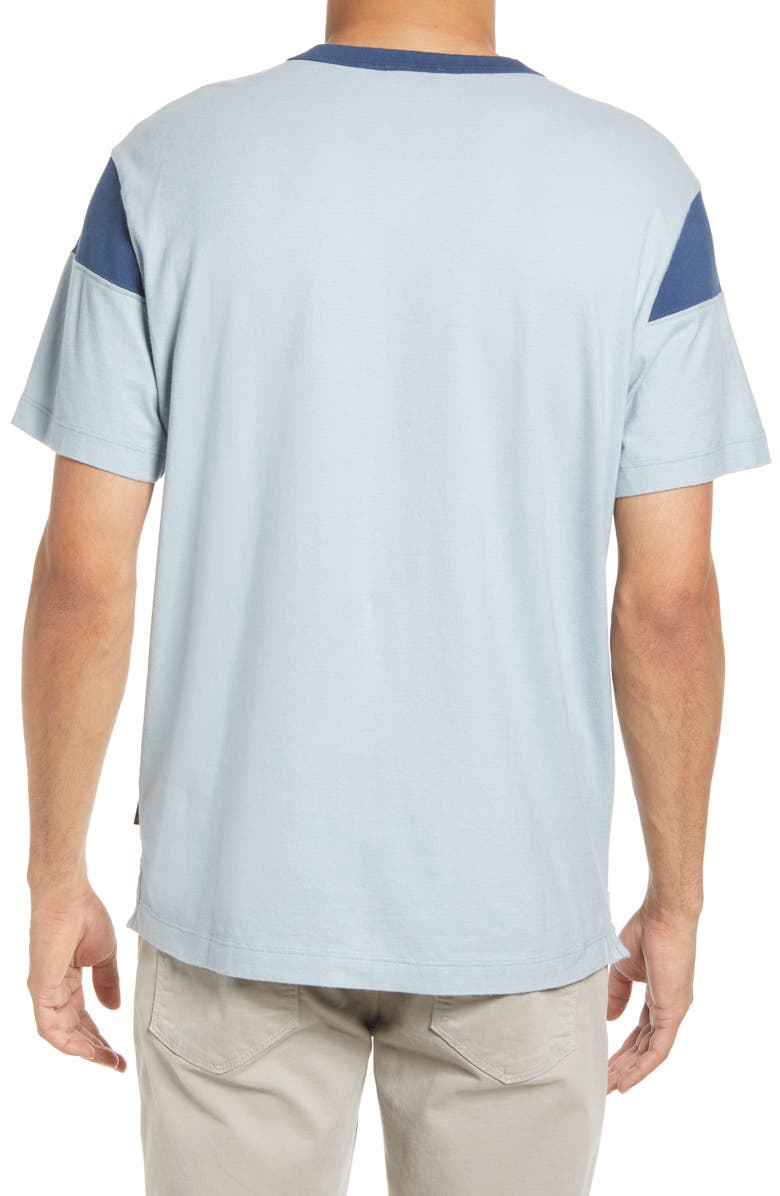 AG Beckham Colorblock T-Shirt, Alternate, color, Water Mist/ Nigh