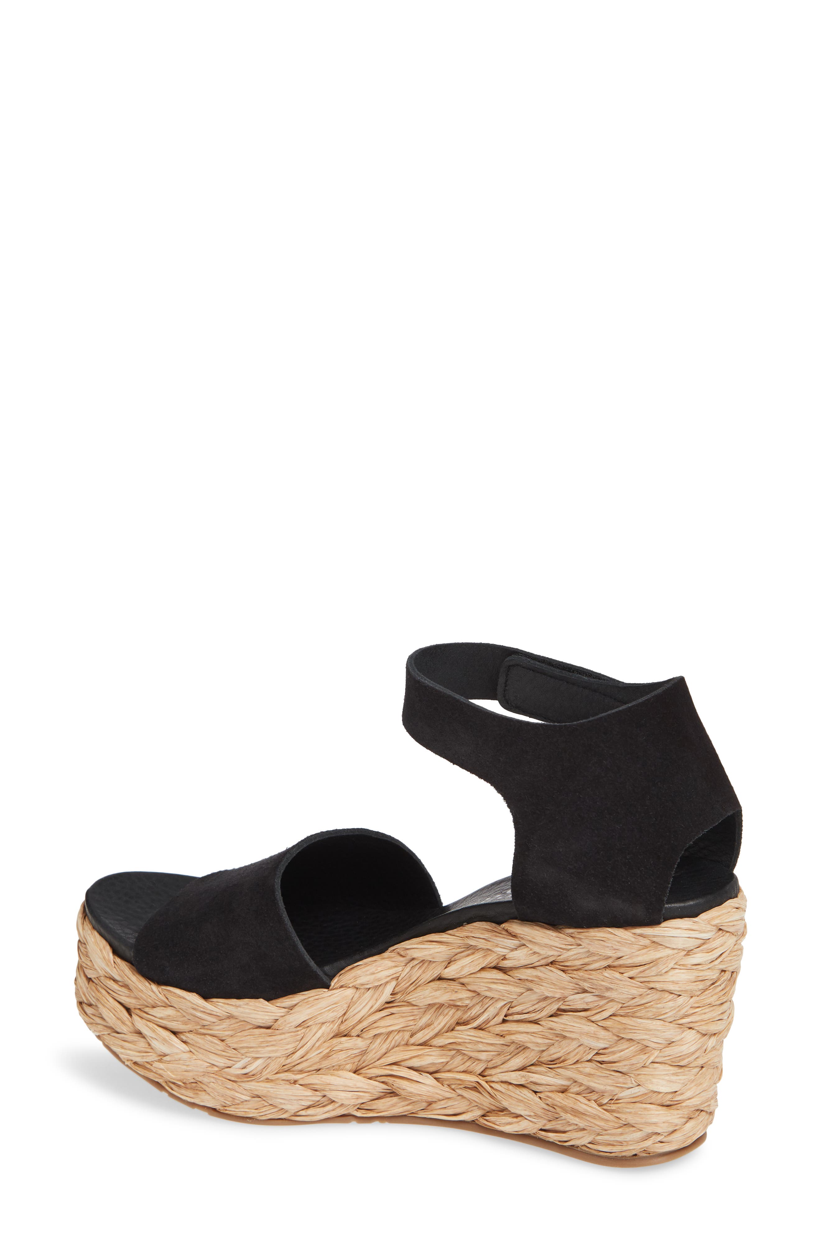 Pedro Garcia Dory Raffia Wedge Sandal, Alternate, color, 