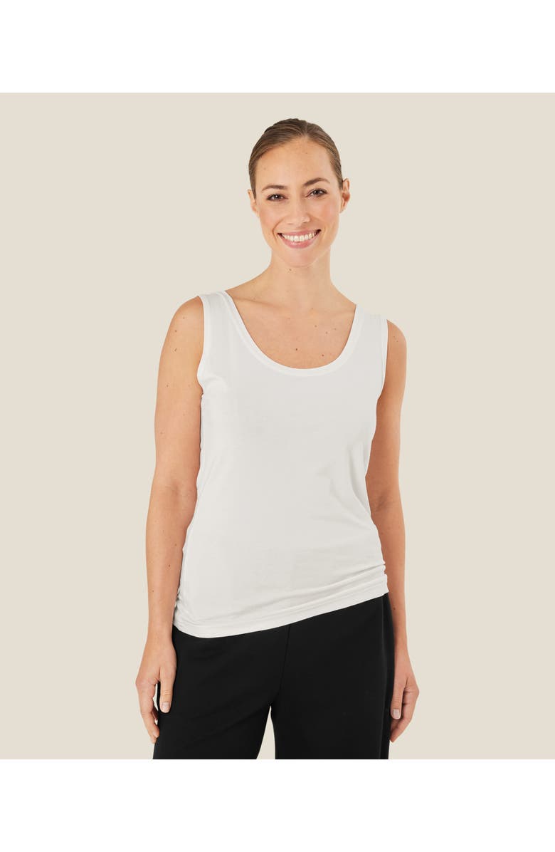 Masai Copenhagen Maels Scoop Neck Vest, Main, color, White