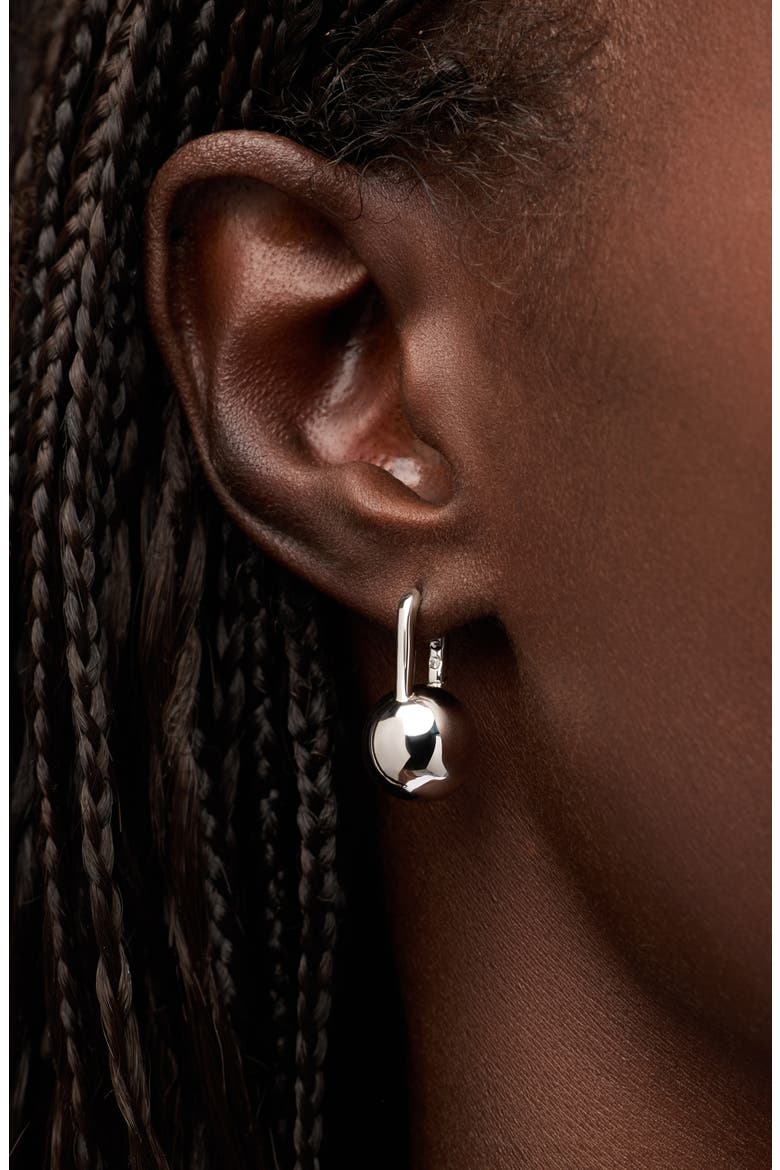Statement Earrings - Perry Silver, Alternate, color, Silver