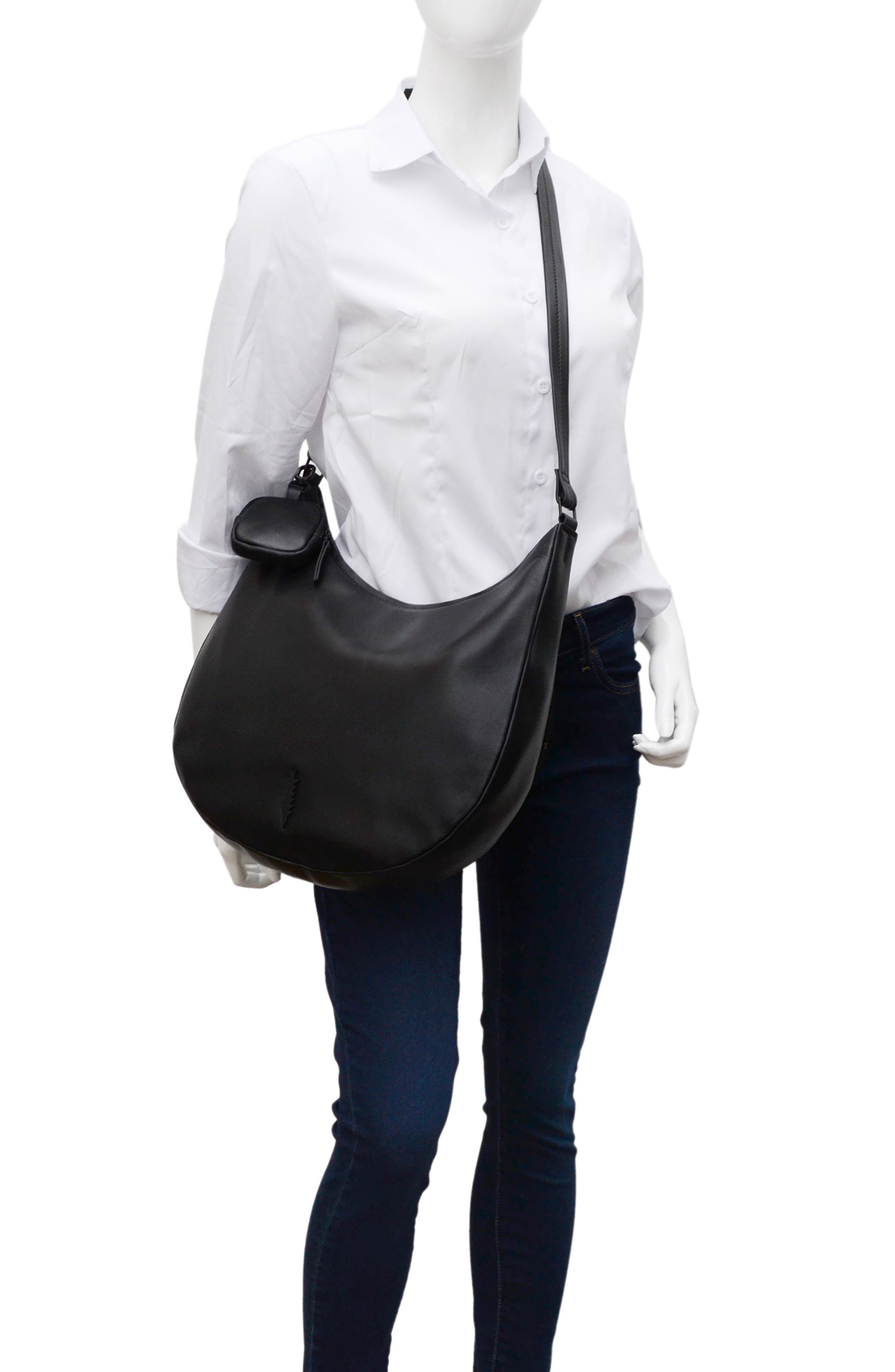 Thacker Liz Large Hobo Bag, Alternate, color, Black