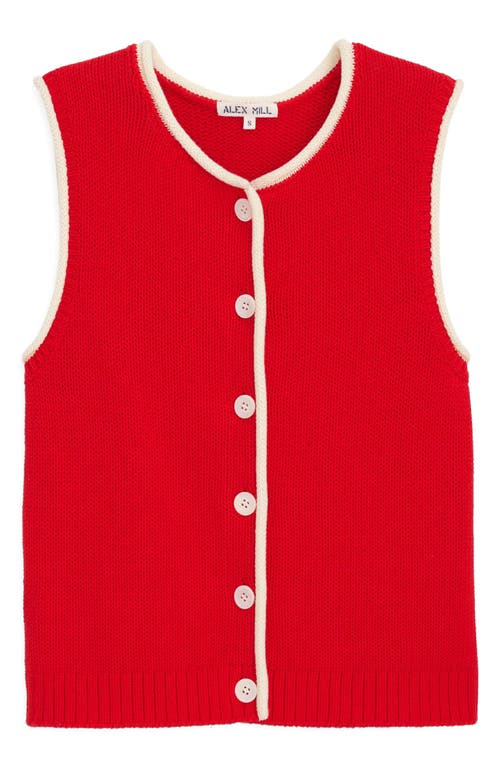 Alex Mill Bridget Tipped Sweater Vest