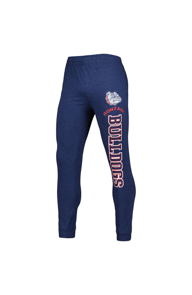 CONCEPTS SPORT Men's Concepts Sport Navy/Charcoal Gonzaga Bulldogs Meter Pullover Hoodie & Pant Sleep Set, Alternate, color, 