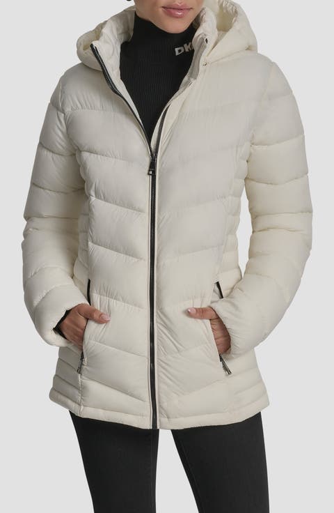 Cire Packable Hooded Puffer Jacket