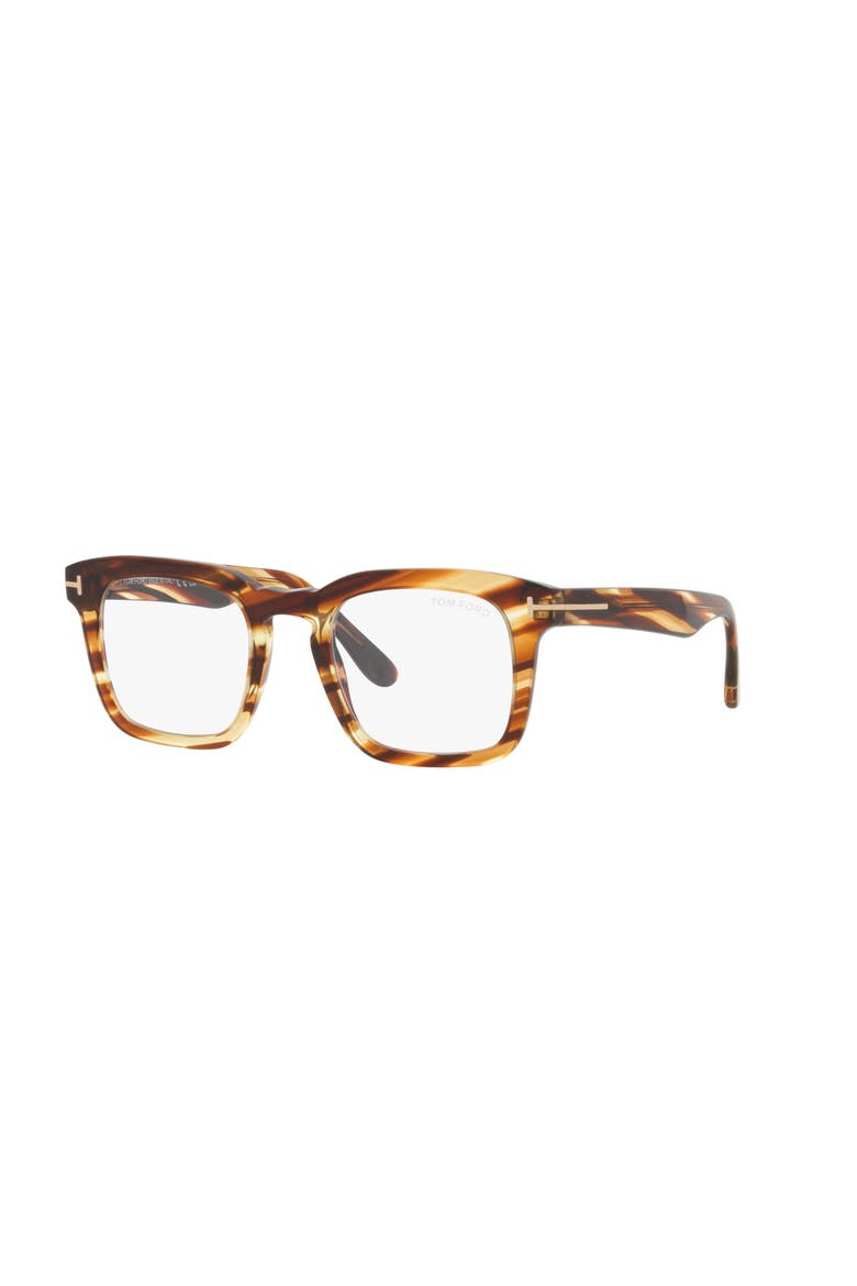 50mm Square optical glasses, Main, color, Tortoise