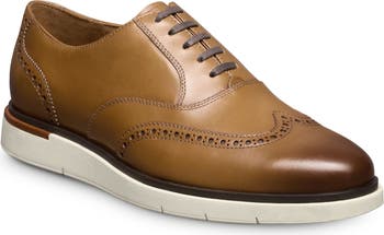 Allen Edmonds Carson Wing Oxford Shoes - Black Leather - 10