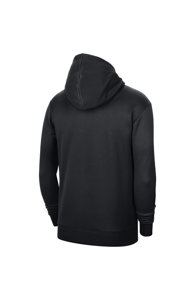 Nike Men's Nike Black Los Angeles Lakers Spotlight On Court Practice Performance Pullover Hoodie, Alternate, color, 