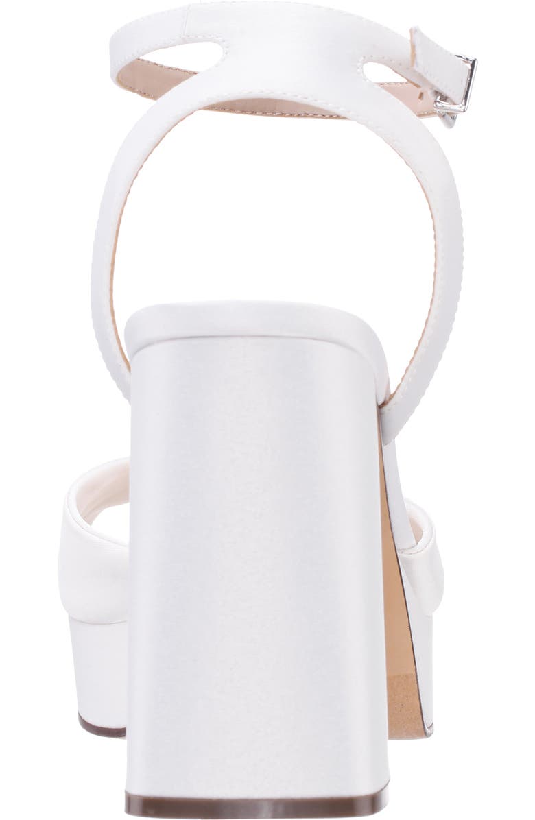 Nina Stacie Sandal, Alternate, color, Ivory Sati