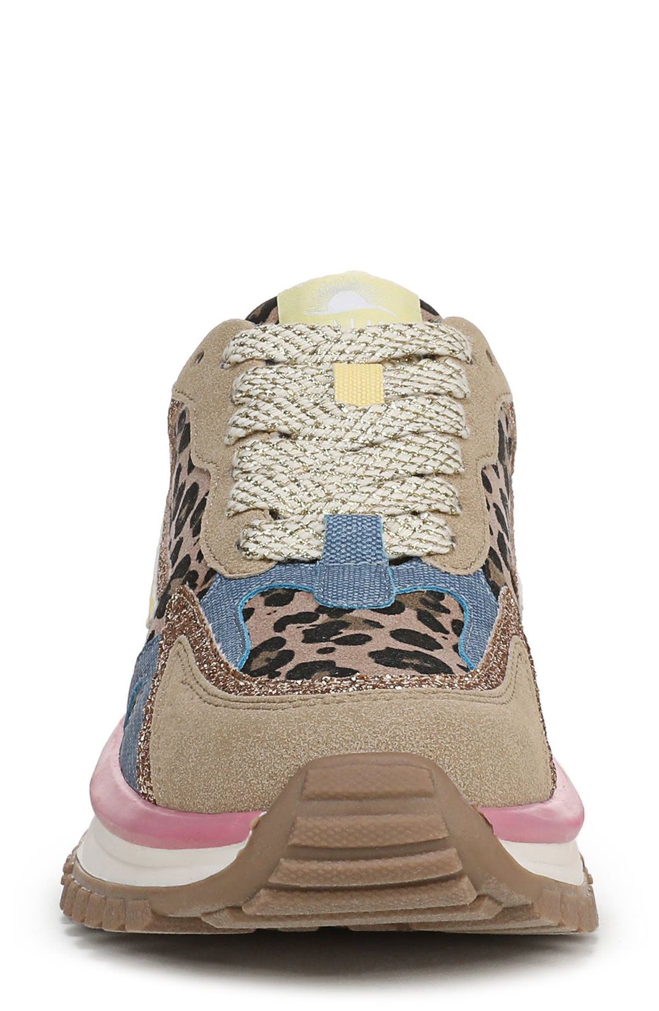 Blowfish Malibu Leo Colorblock Sneaker, Alternate, color, Blue/ Pink/ Yellow