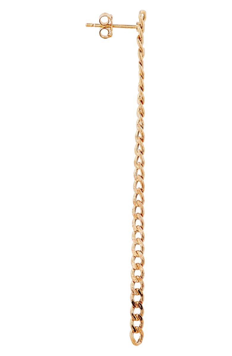 Bony Levy 14K Gold Curb Chain Linear Drop Earrings, Alternate, color,