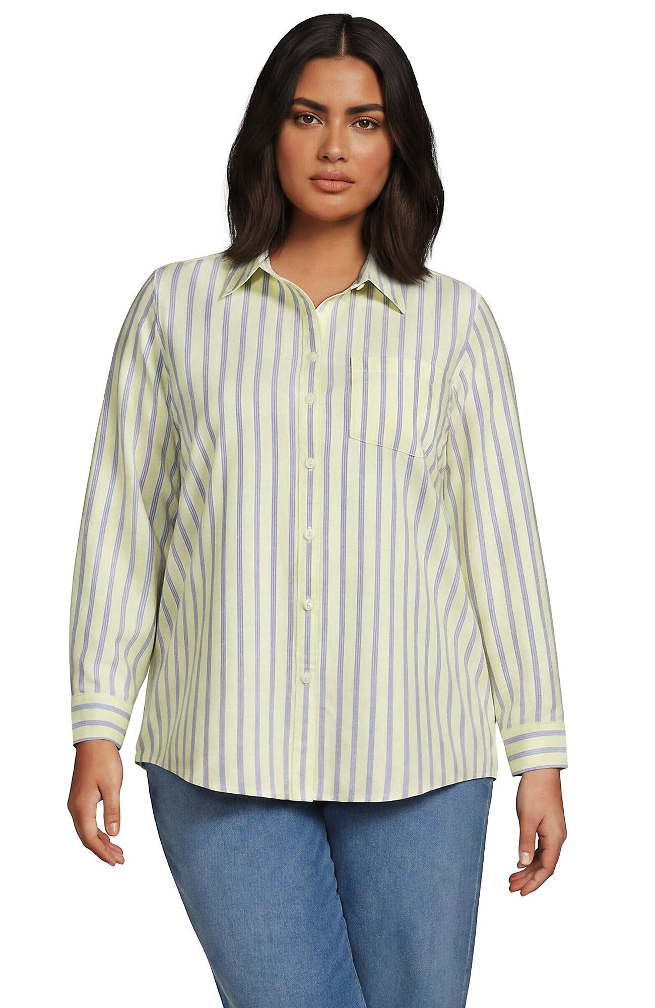 selected Soft Apple Green/Blue Stripe
