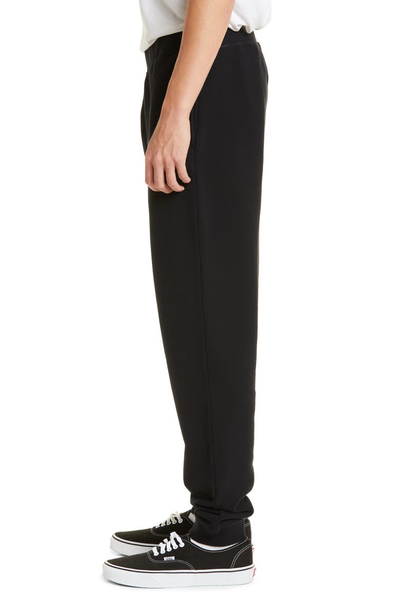 Men's Cotton French Terry Joggers, Alternate, color, BLACK