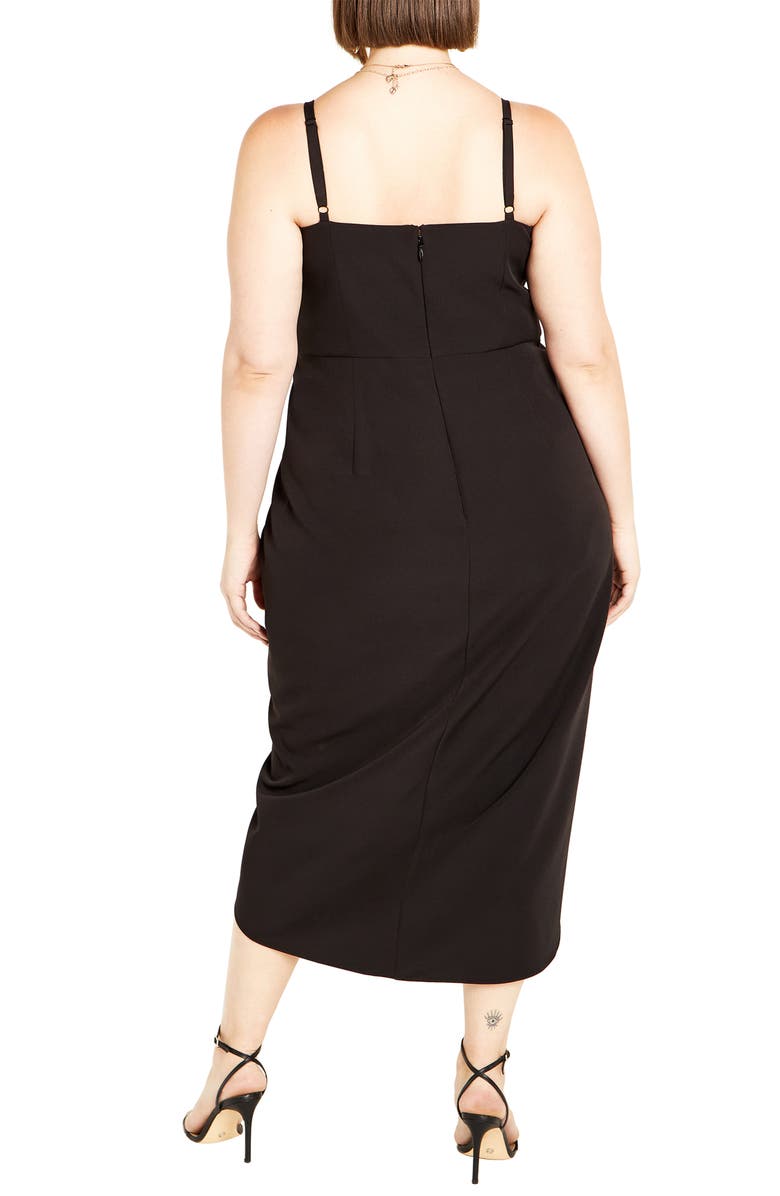 City Chic Fleur Sleeveless Dress, Alternate, color, 