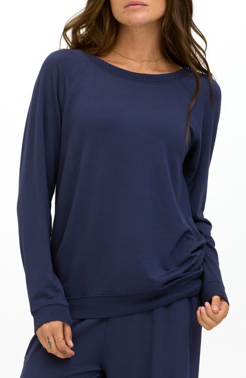 Priscilla Feather Fleece Sweatshirt