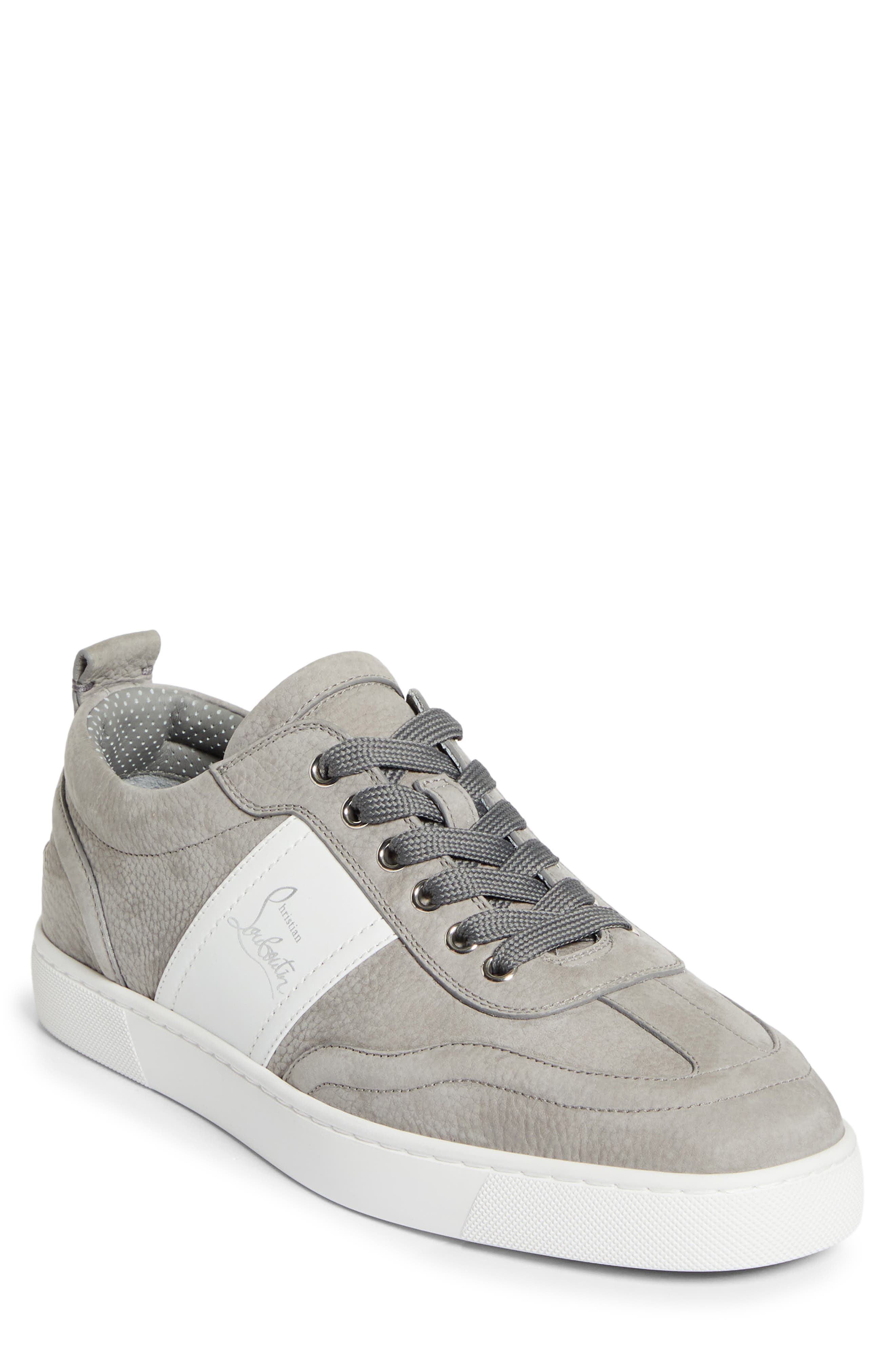 Christian Louboutin Retero Sneaker, Main, color, Phantom Grey/ White