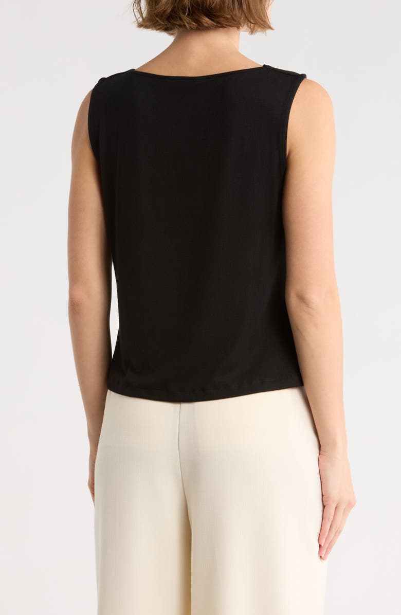 Tart Gigi Draped Tank Top, Alternate, color, Black