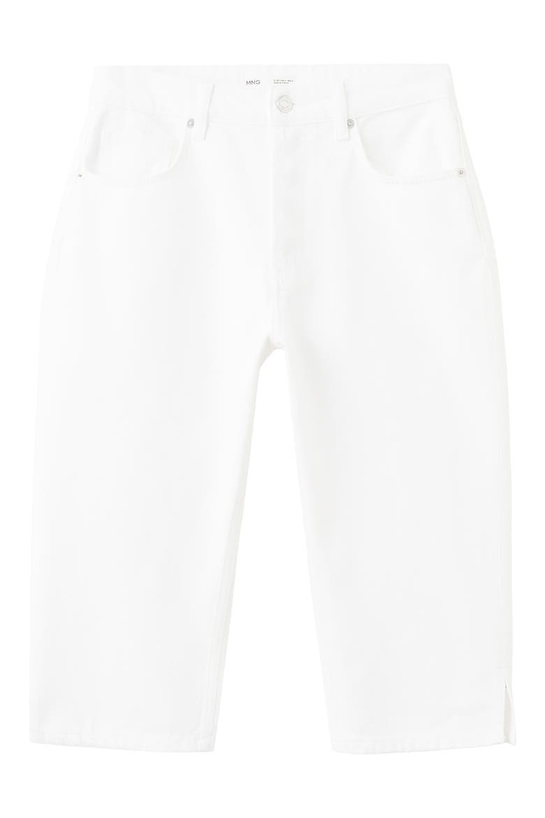 Starring Hailey Bieber Straight Leg Capri Jeans, Main, color, WHITE