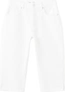 MANGO Starring Hailey Bieber Straight Leg Capri Jeans