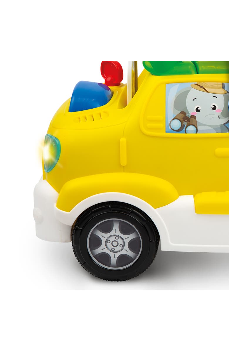 Brilliant Beginnings Ride 'Em Tiger Safari Foot To Floor Rideon Activity Bus, Ages 18 To 36 Months, Alternate, color, Multicolored