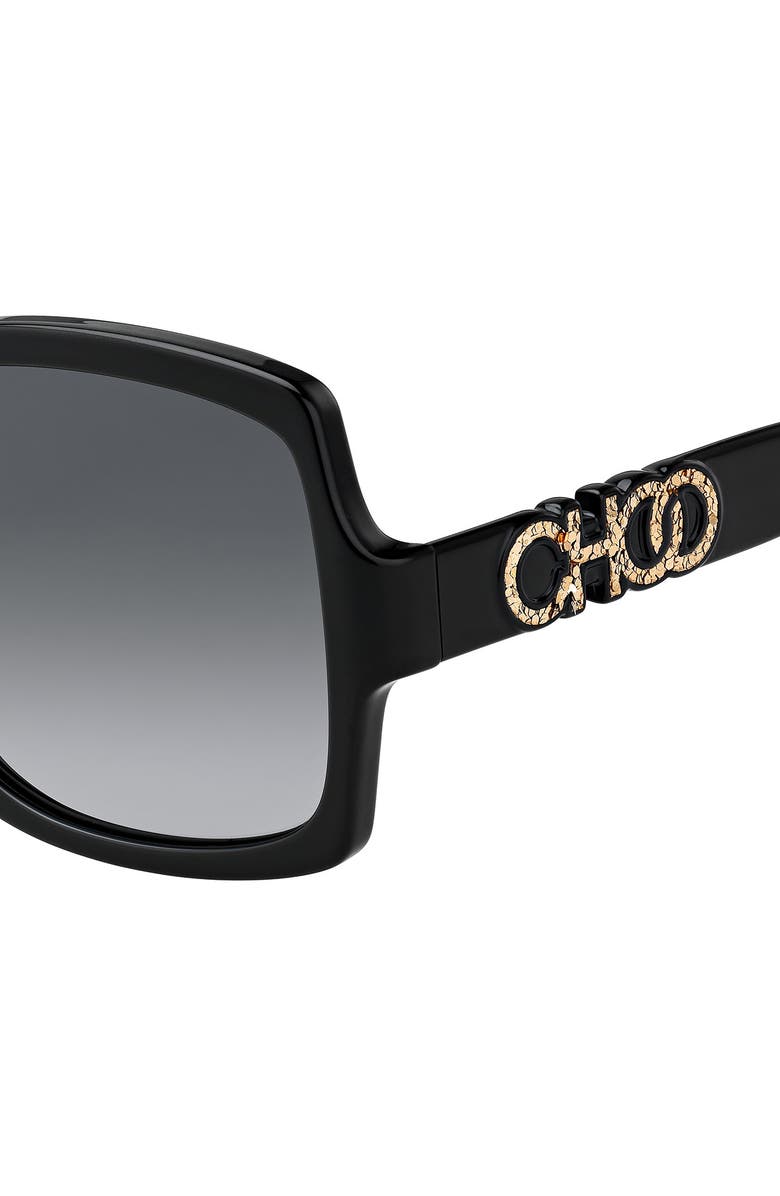 Jimmy Choo Sammi 55mm Square Sunglasses, Alternate, color,