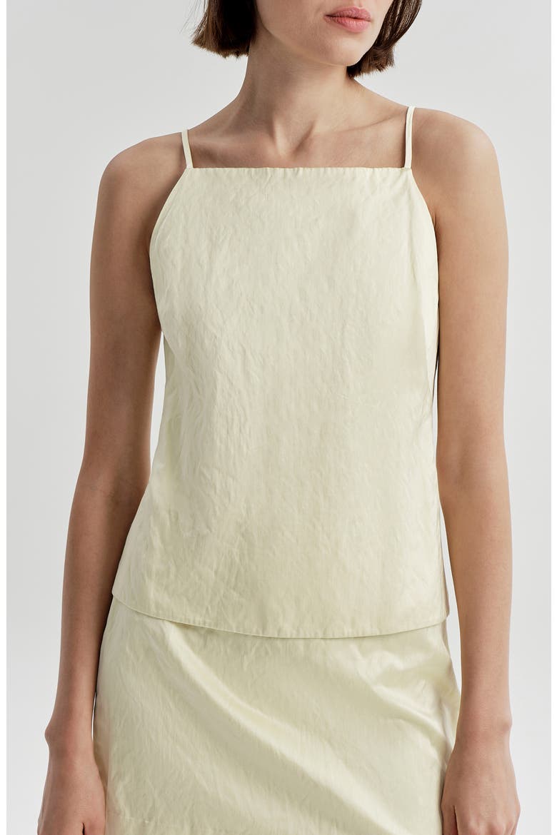 Reese Square Neck Tank, Alternate, color, LIGHT CANARY