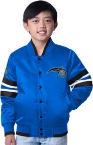 STARTER Youth Starter Blue Orlando Magic Scout Varsity Full-Snap Jacket