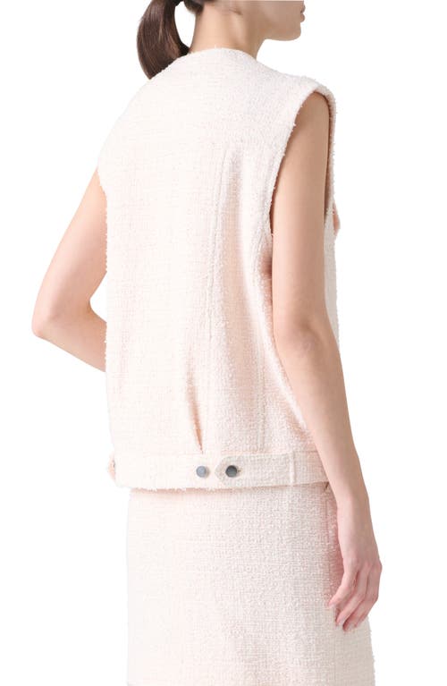 Akris Punto Bouclé Tweed Oversize Vest