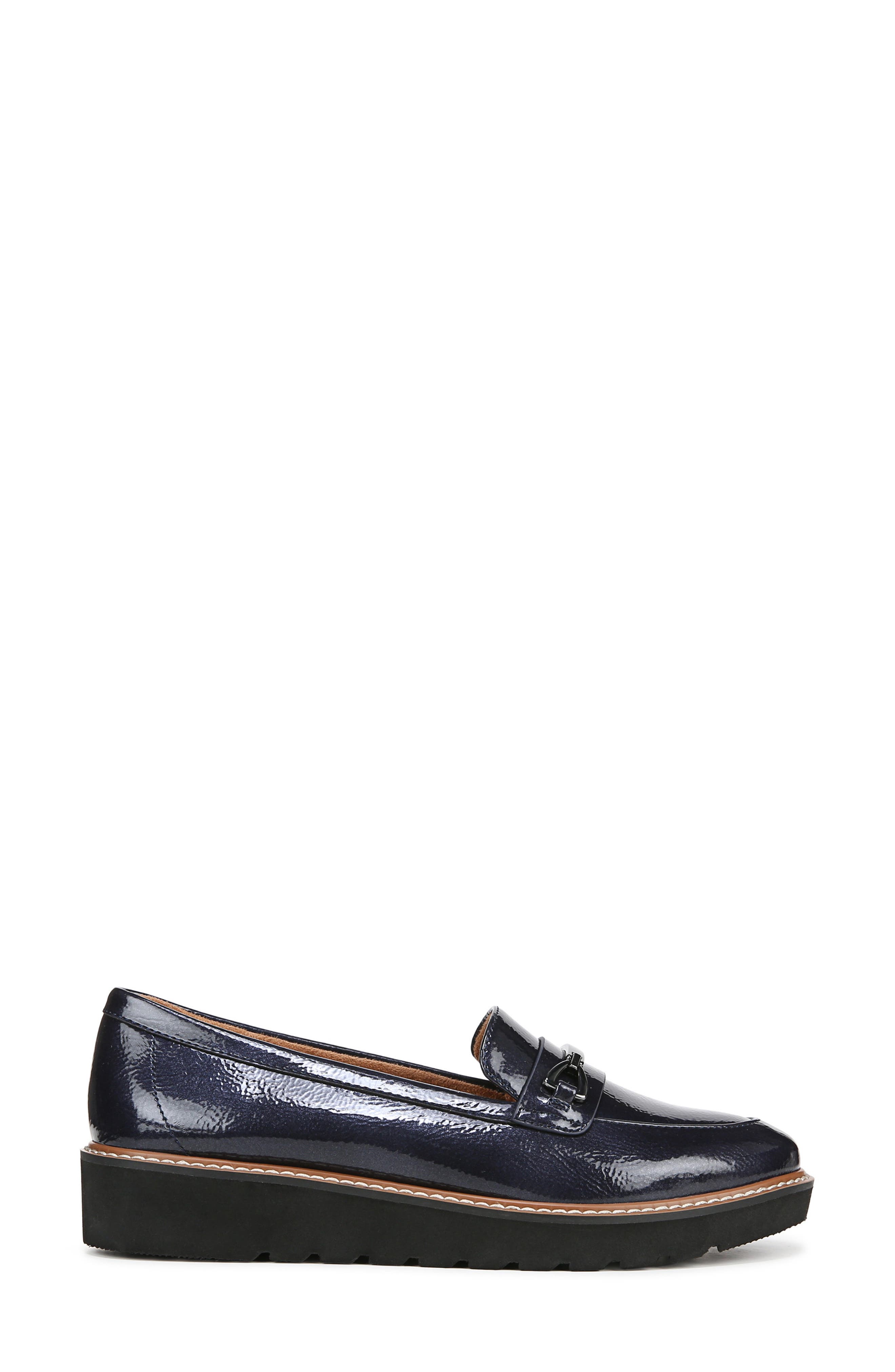 Naturalizer Elin Slip-On Loafer, Alternate, color, Midnight Blue Faux Leather