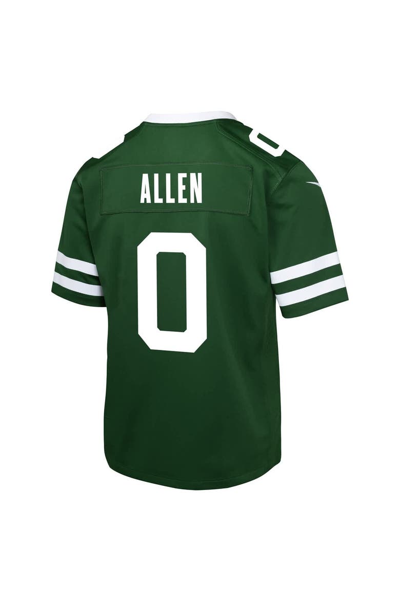 Youth Nike Braelon Allen Green New York Jets Team Game Jersey, Alternate, color, Green