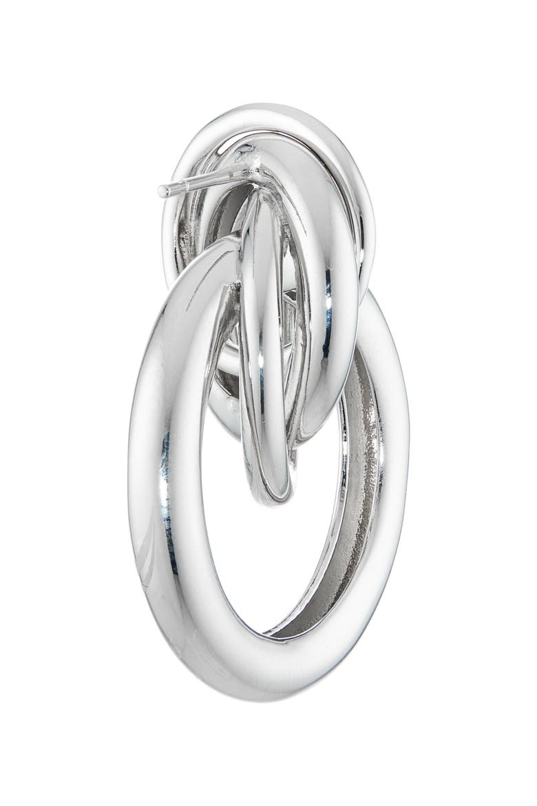 Cara XL Earrings, Alternate, color, PALLADIUM