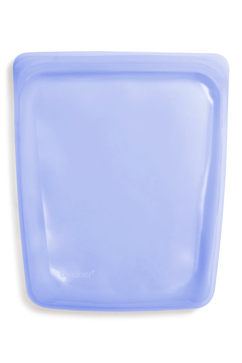 Half Gallon Reusable Silicone Storage Bag, Main, color, AMETHYST