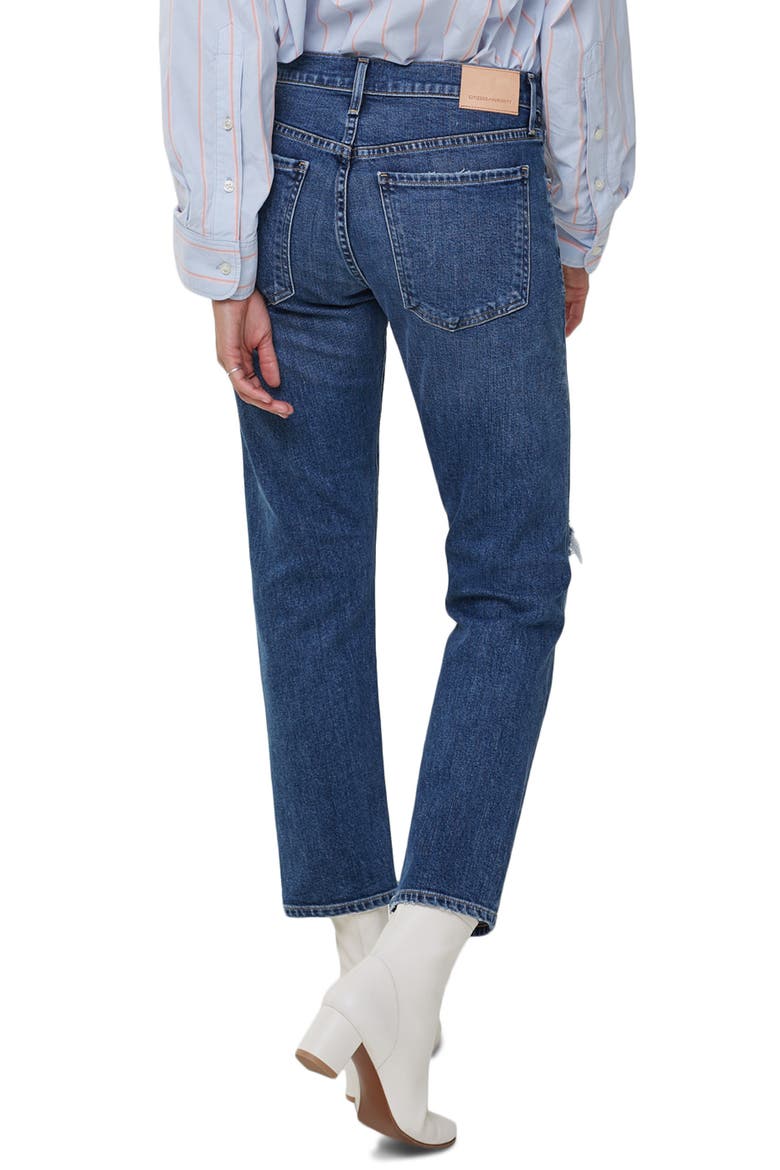 Emerson Ripped Ankle Slim Fit Boyfriend Jeans, Alternate, color, DISTRESSED TEMPO