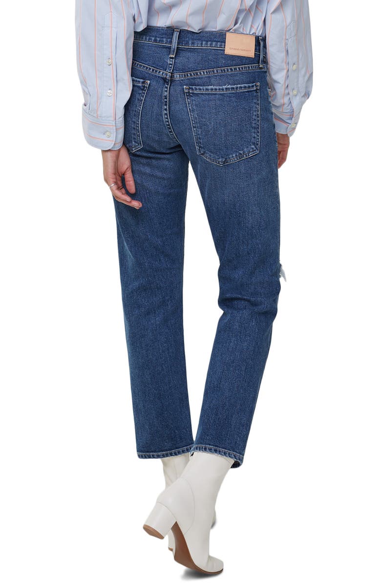 Citizens of Humanity Emerson Ripped Ankle Slim Fit Boyfriend Jeans, Alternate, color, 
