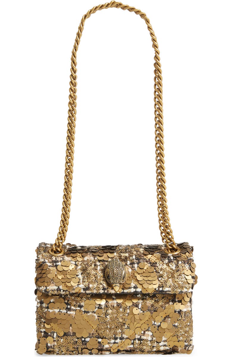 Kurt Geiger London Mini Kens Sequin Crossbody Bag, Main, color,