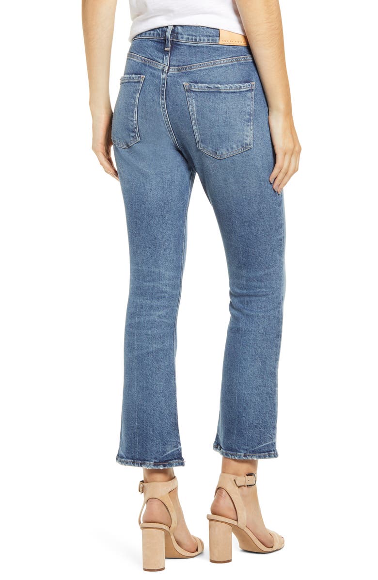 Citizens of Humanity Demy High Waist Crop Flare Jeans, Alternate, color,