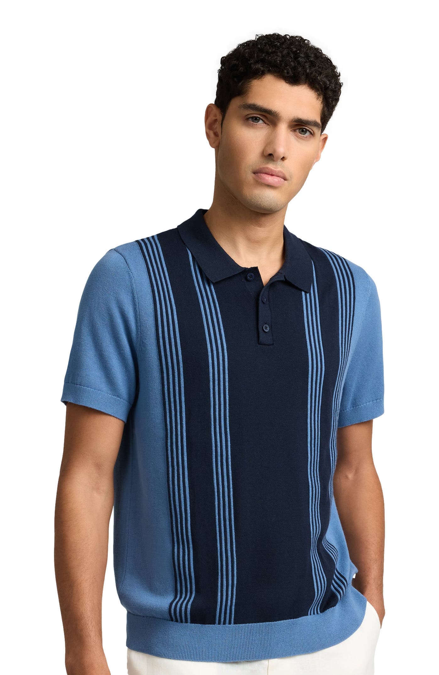 Cotton Knit Short Sleeve Polo - image 4