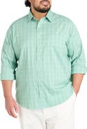 Untuckit Fit by Dxl Big & Tall Claremont Performance CottonTek Sport Shirt
