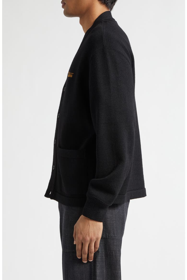 Selmer Wool Cardigan, Alternate, color, BLACK
