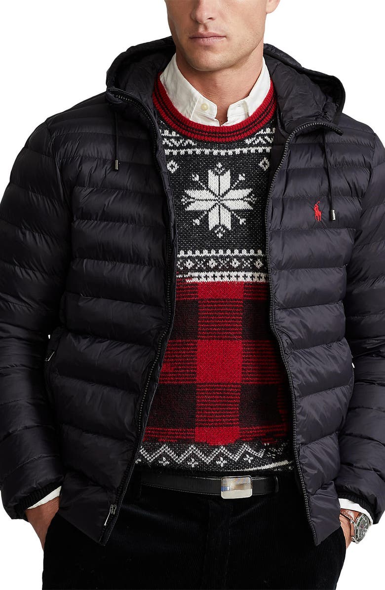 Polo Ralph Lauren Terra Packable Recycled Nylon Puffer Jacket, Main, color, 