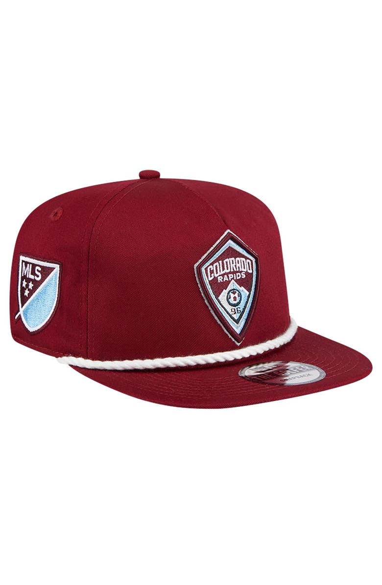 New Era Men's New Era Burgundy Colorado Rapids The Golfer Kickoff Collection Adjustable Hat, Main, color,