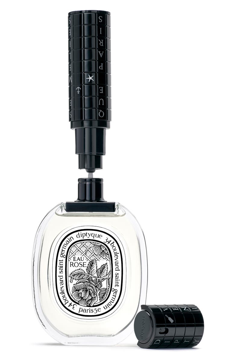 Diptyque Eau Rose Refillable Travel Spray, Main, color, 